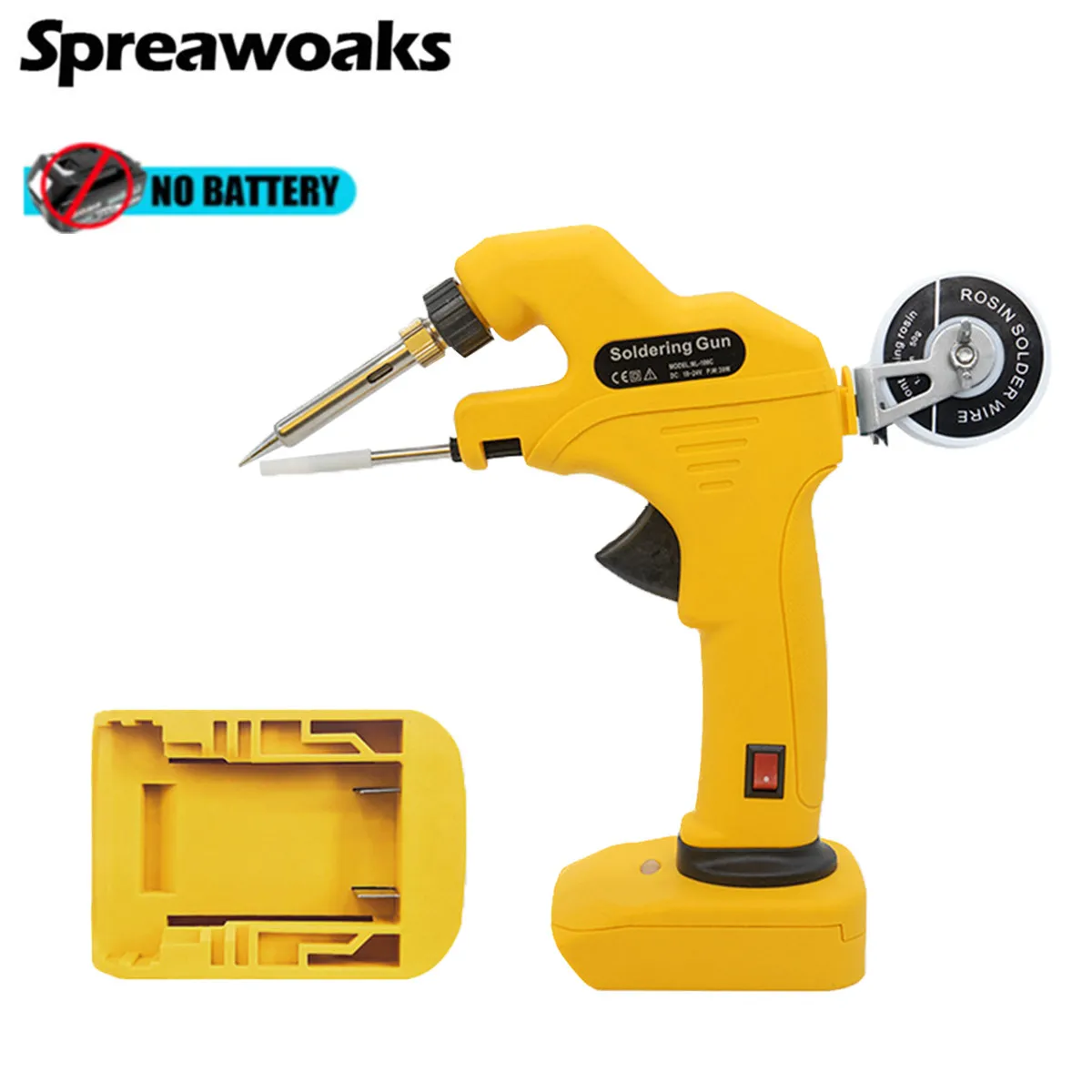 Station de fer à souder sans fil pour Dewalt, écran OLED numérique, soudure  électrique pour Makita, Milwaukee, Bosch, batterie 18 V, 20V, 70W, T12 -  AliExpress