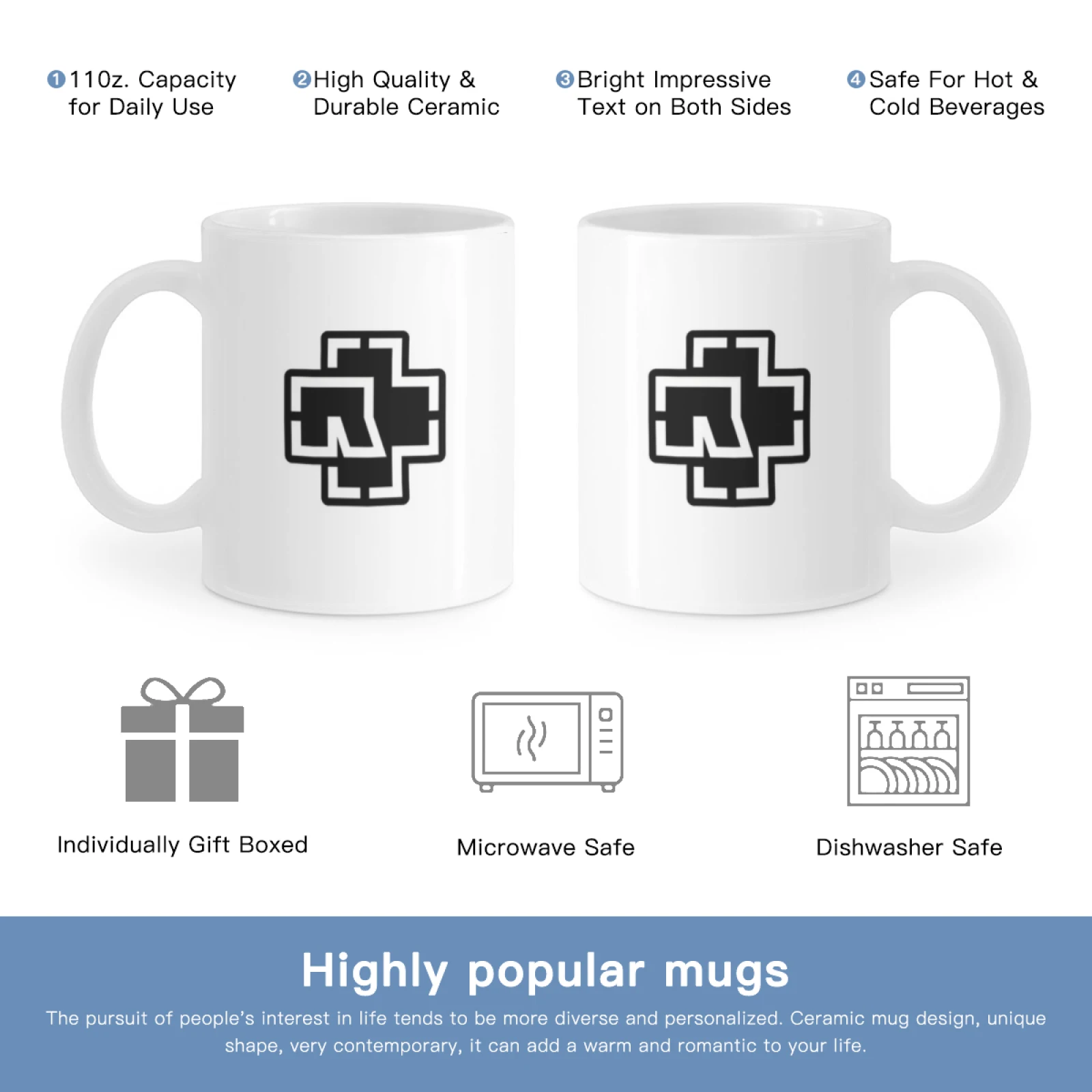 Ceramic Coffee Mugs Discount Unique Tea Best Design White Modern