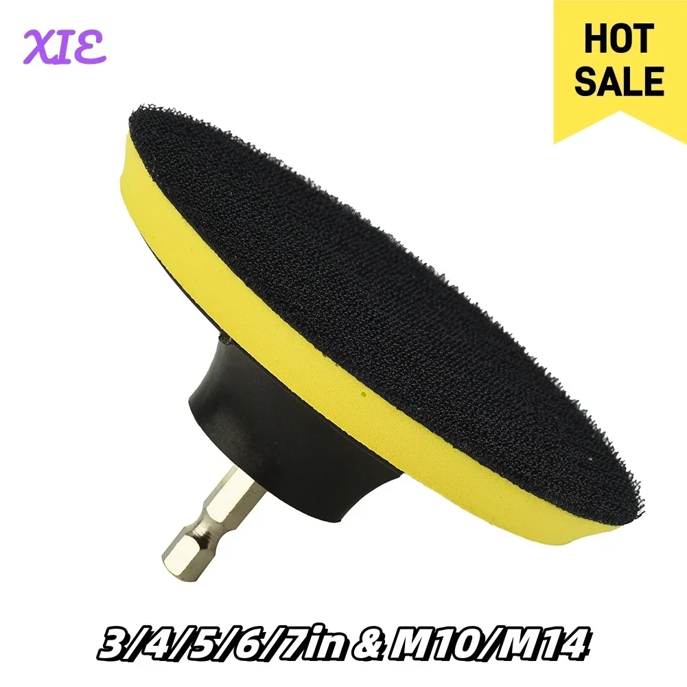 4 Inch Rubber Backer Pad/Haak en Loop Backing Pad met Arbor M14 voor Grinder Polijsten Disc 4 Inch Rubber Backer Pad/Haak en Loop Backing Pad met Arbor M14 voor Grinder Polijsten Disc