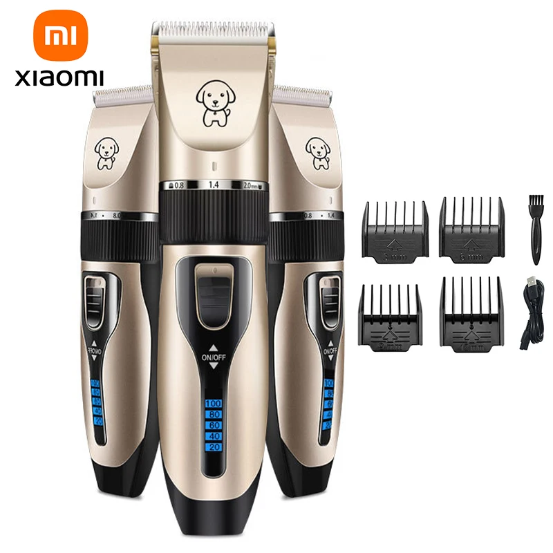 Машинка для стрижки домашних питомцев Xiaomi профессиональный перезаряжаемый