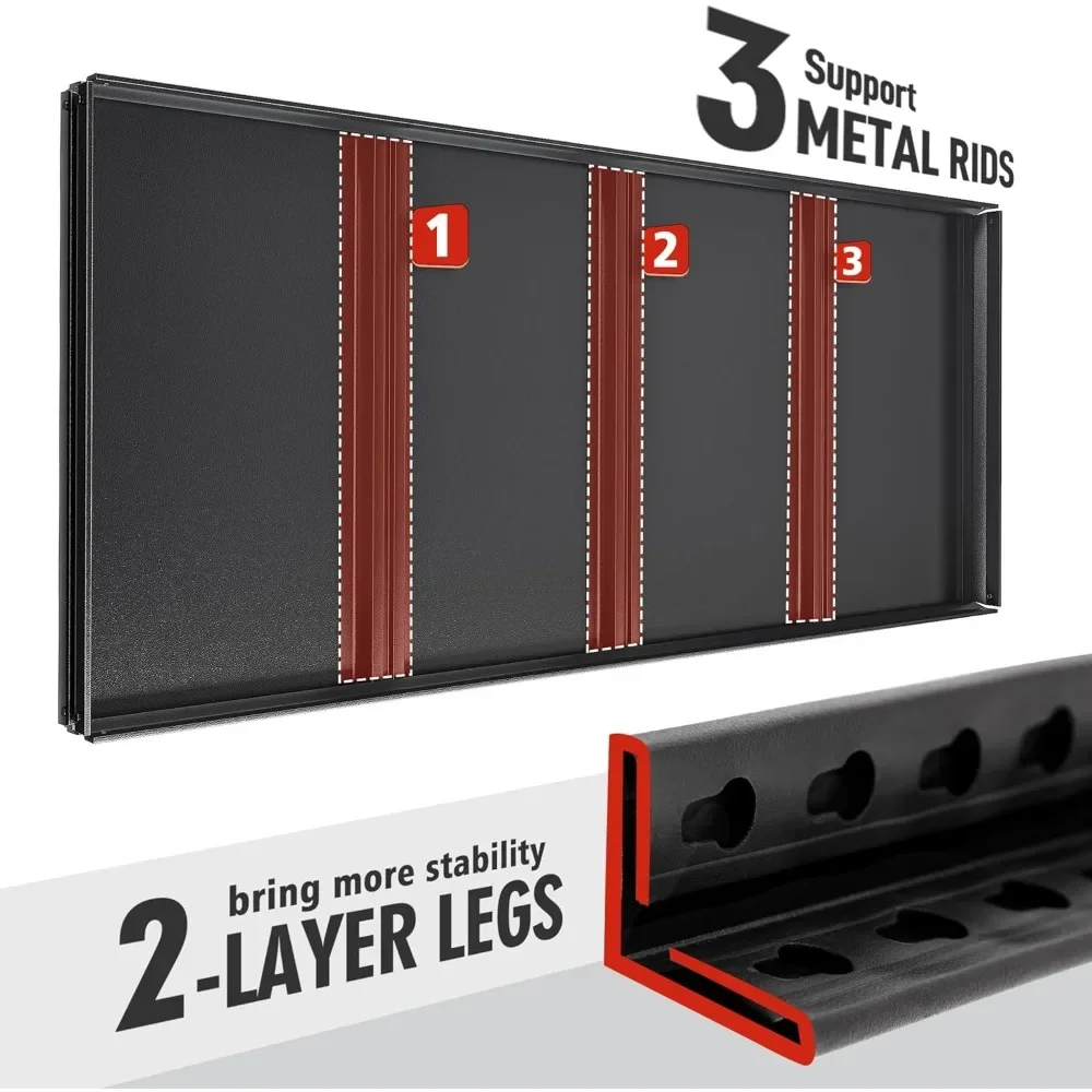 Garage Shelving 2000LBS Heavy Duty Storage Shelves Adjustable 5 Tier Metal Shelves for Storage , 32"W x 16.5"D x 63"H 3