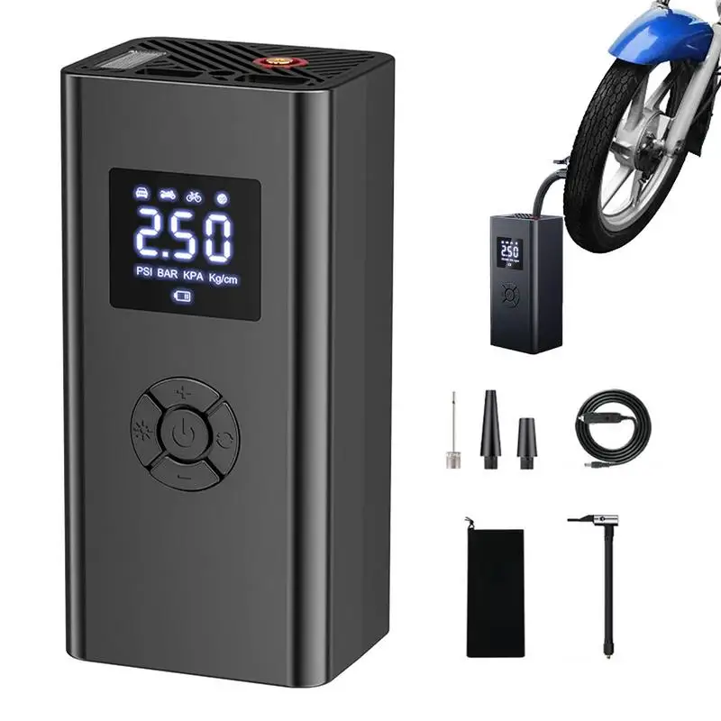 

Car Air Compressor 150 PSI Mini Portable Digital Electric Inflator Auto Shut Off Pump Inflatable Auto Motorcycle Bicycle Ball
