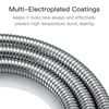 1pcs 1.5M Stainless Steel Hose Extension Tube Bathroom Shower Tube Extension Tube Water Pipe Draw Tube Bathroom Accessories 3