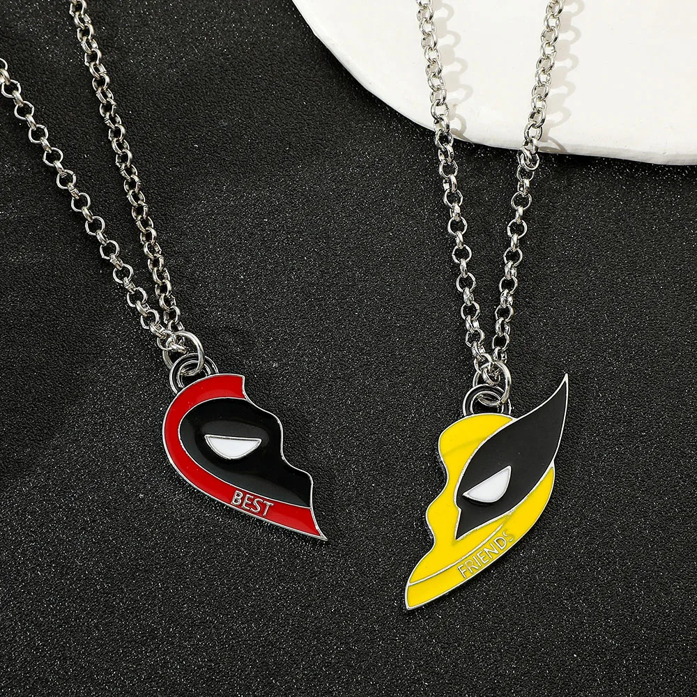 Colar de amizade deadpool e wolverine para mulher_voghion.com