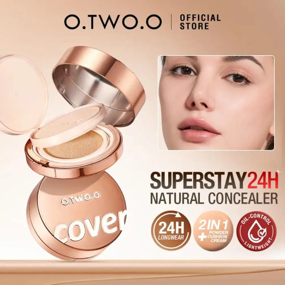 

Пудра для лица O.TW O.O 2 в 1, компактная пудра, контроль жирности, стойкий водостойкий консилер, пудра для макияжа