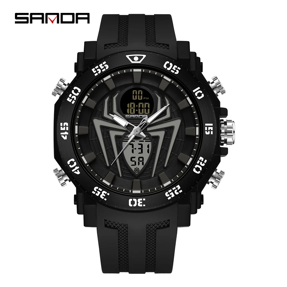 

Sanda Men Military Watches Fashion Sport Watch Analog Electronic Led Wristwatches For Man Clock Relogio Masculino Waterproof 50m