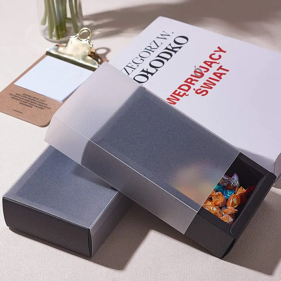 Scatole Di Carta Kraft 10 Pezzi 10x10x7cm - Per Biscotti, Torrone, Alimenti, Imballaggio Alimentare Semplice - Foto 10