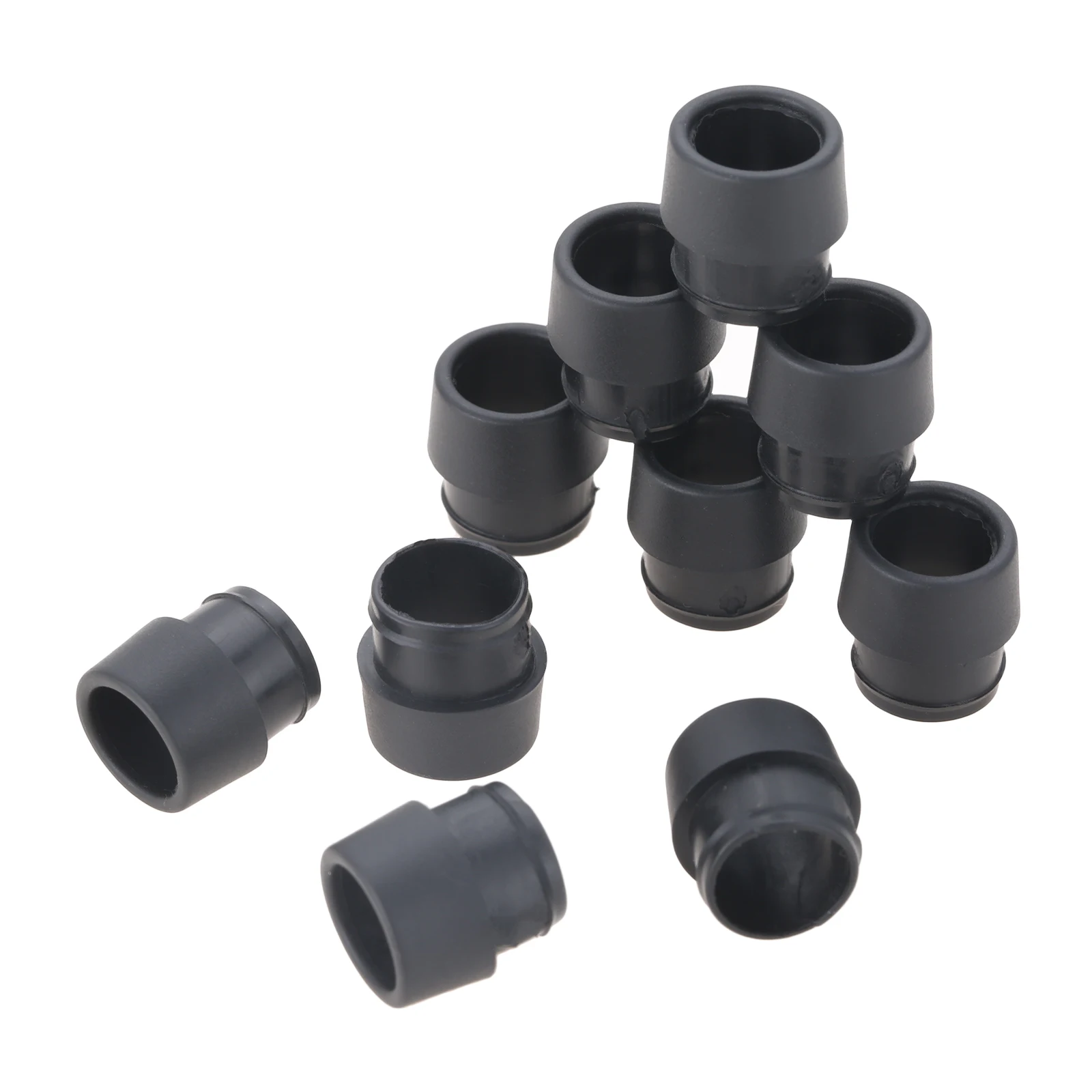 10Pcs 0.350/370 Puntali Da Golf In Plastica Morbida Nera Per Ping G410 G35 Driver Fairway Hybrid Club Alberi Accessori Per Adattatori Per Manicotti