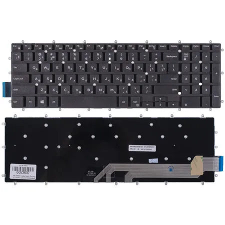 Клавиатура для ноутбука Dell Inspiron G3 15-3579 15-5567 15-7566 черная без рамки | Компьютеры и