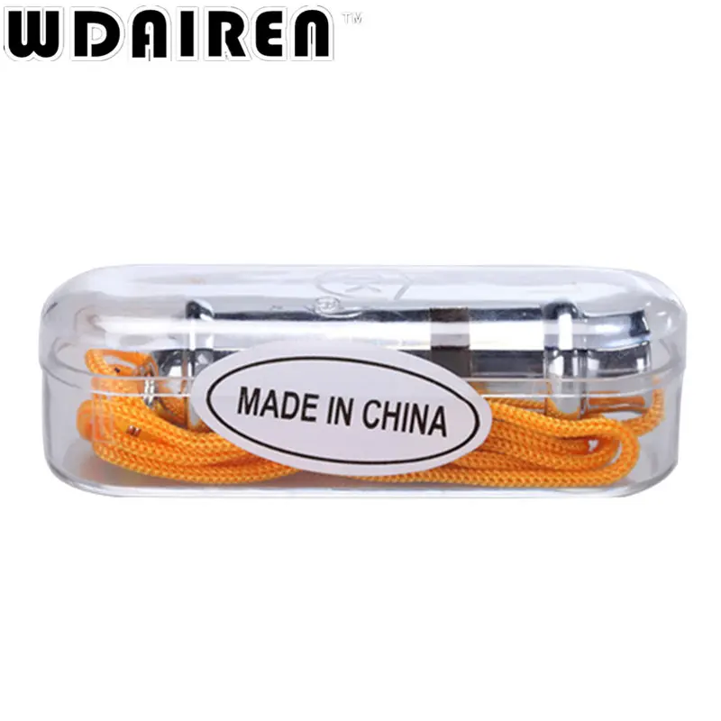 Stainless steel high-frequency high decibel whistle lifesaving metal outdoor survival whistle KS-017 survival whistle sports whistle metal whistle