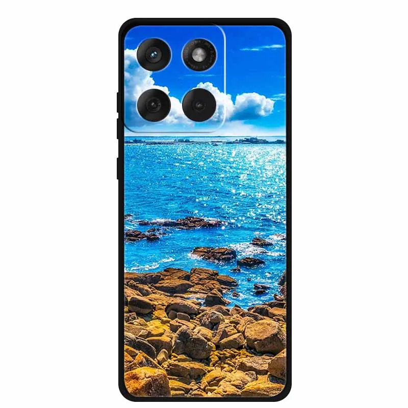 Fashionable Black Silicone TPU Soft Phone Case – Sleek Protective Back Cover s