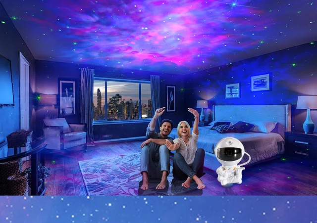 Veilleuse Projecteur Galaxy avec Nébuleuse, Lampe Projecteur Étoile  Rotative à 270 °, Chambre de Bébé, Enfants, Plafond, Salle de Jeux, ix, Bar  - AliExpress