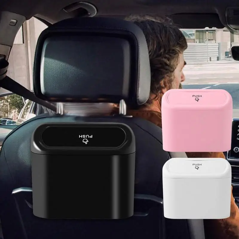 

Mini Car Garbage Can Leak Proof High Quality Car Trash Bin Multipurpose Vehicle Waste Container Car Interior Accessories