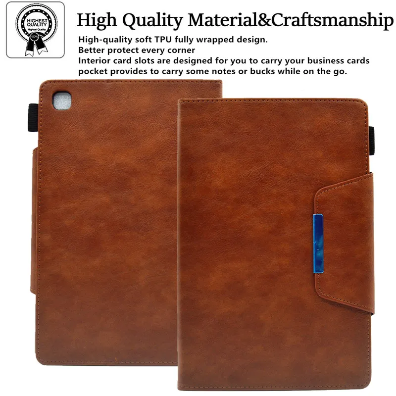 For Samsung Tab A8 SM X200 X205 10 5 inch Case SMX200 Tablet Cover Leather Business Folio Magnetic Shell for Galaxy Tab A8 Case