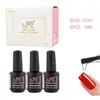 15ml 6pcs/box top coat base coat with JR private label long lasting strengthen bling nail gel top and base coat nail polish 1