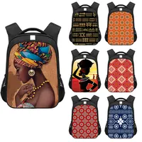 Afro Tribal Ethic Print Backpack Africa Traditional Pattern Children School Bag African Women Daypack Laptop Backpack Book Bag 1
