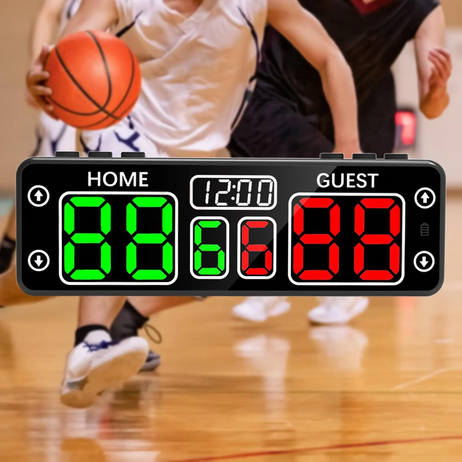 

Digital Scoreboard Electronic Scoreboard LED Score Board for Tennis Cornhole Basketball Indoor Outdoor Games Baseball Soccer