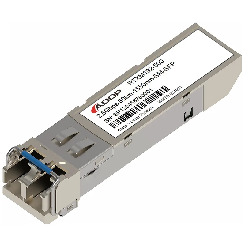 ADOP for Cisco SFP 2.5G 80km Compatible 1550nm 80km DOM LC SMF Transceiver Module