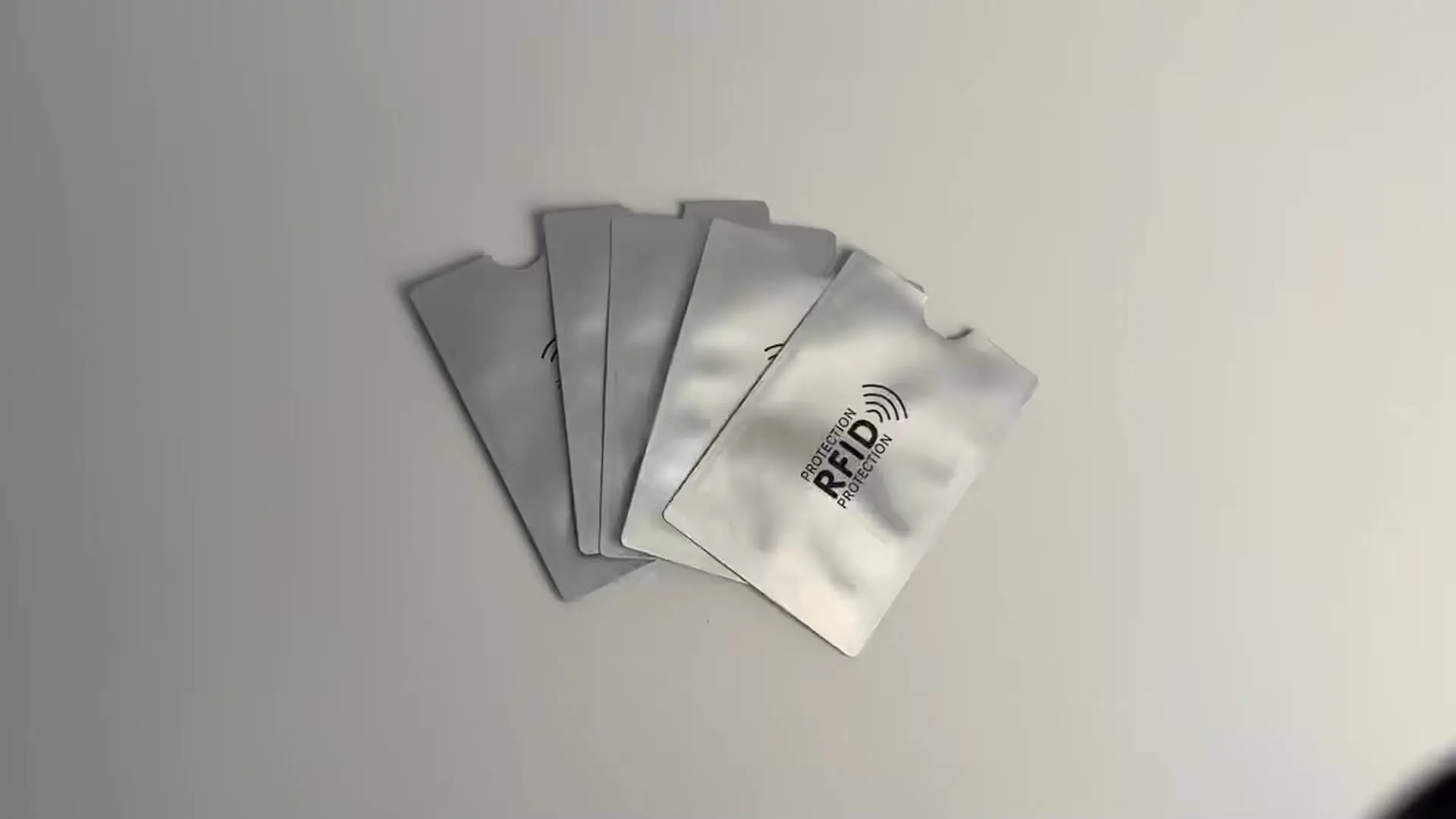 RFID Blocking Card Sleeves (6-Pack) - Ultra Slim Credit Card Protectors For  Wallets, Prevent Identity Theft