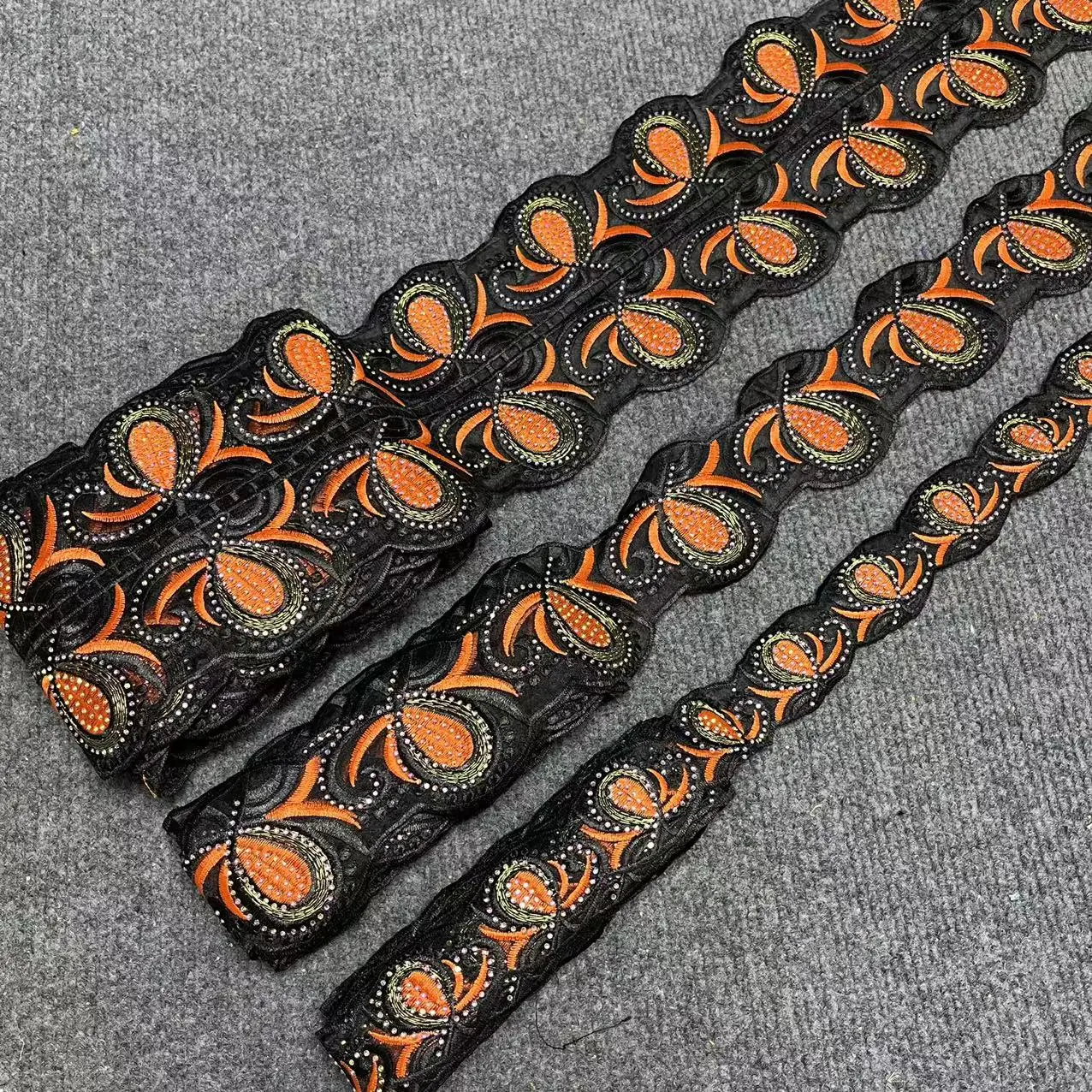 

15 Yards Nigeria Embroidered Ribbon For Crafts Decoration Guipure Ribbon Dry Laces DIY Craft&Sewing For Women Wedding Clotthing
