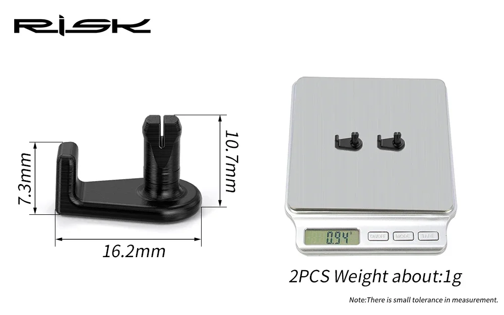 Risk 2 Stück Rennrad 12S SD300 Schaltwerk Di2 Elektrodraht Befestigungsschnalle Clip Fahrradkabel Organizer für R7150 R8150 R9250 – Detail 2