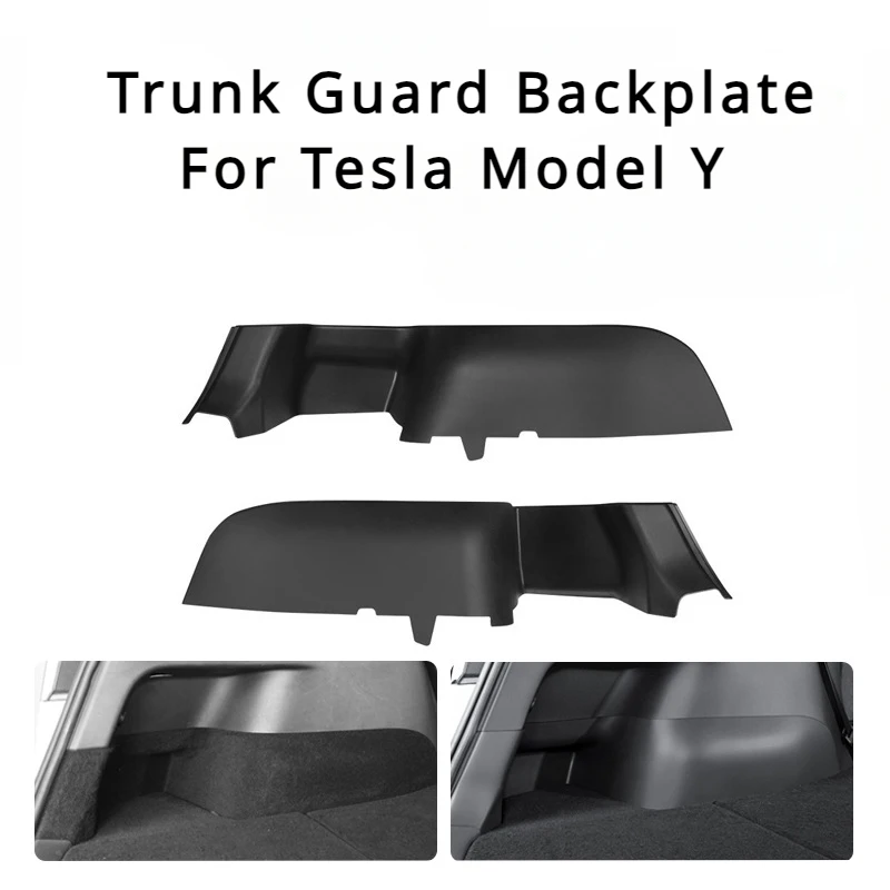 

For Tesla Model Y Trunk Guard Backplate Side Protection Panel Protection Guard Board Protective Cover Modification Accessories