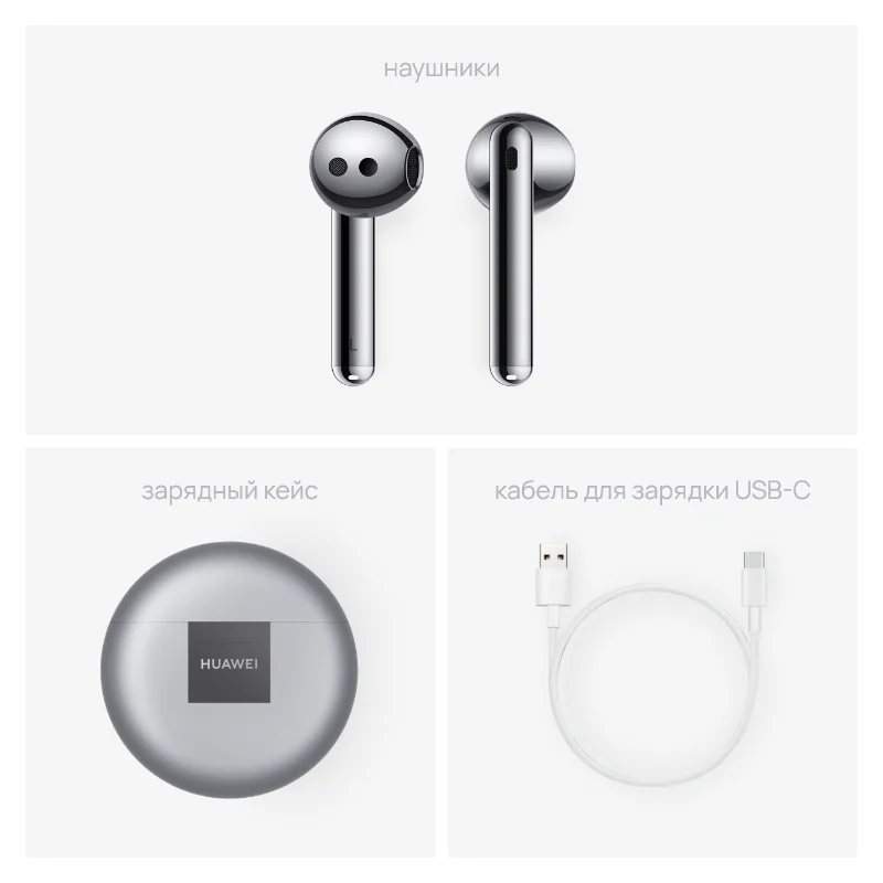 Наушники Huawei Freebuds 4 Active Active Super Menting 2,0 Высококачественная звуковая ростеса с 2 дня.Потребительская электроника Портативные аудиоушена