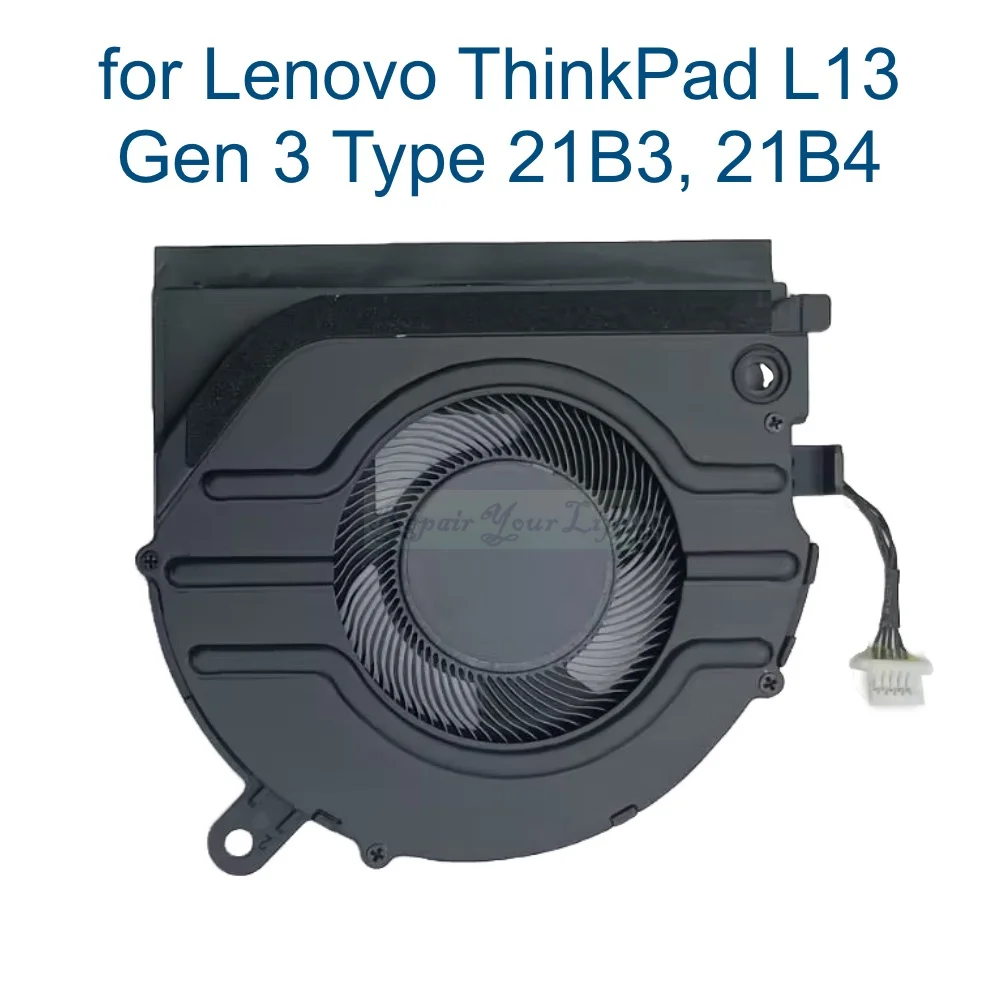 Laptop Cooling Fan for Lenovo L13 Gen 3 Gen 4 ThinkPad 21B3 21B4 21FN 21FQ Notebook PC CPU Cooler Radiator 5F10Z58252 5F10Z58251