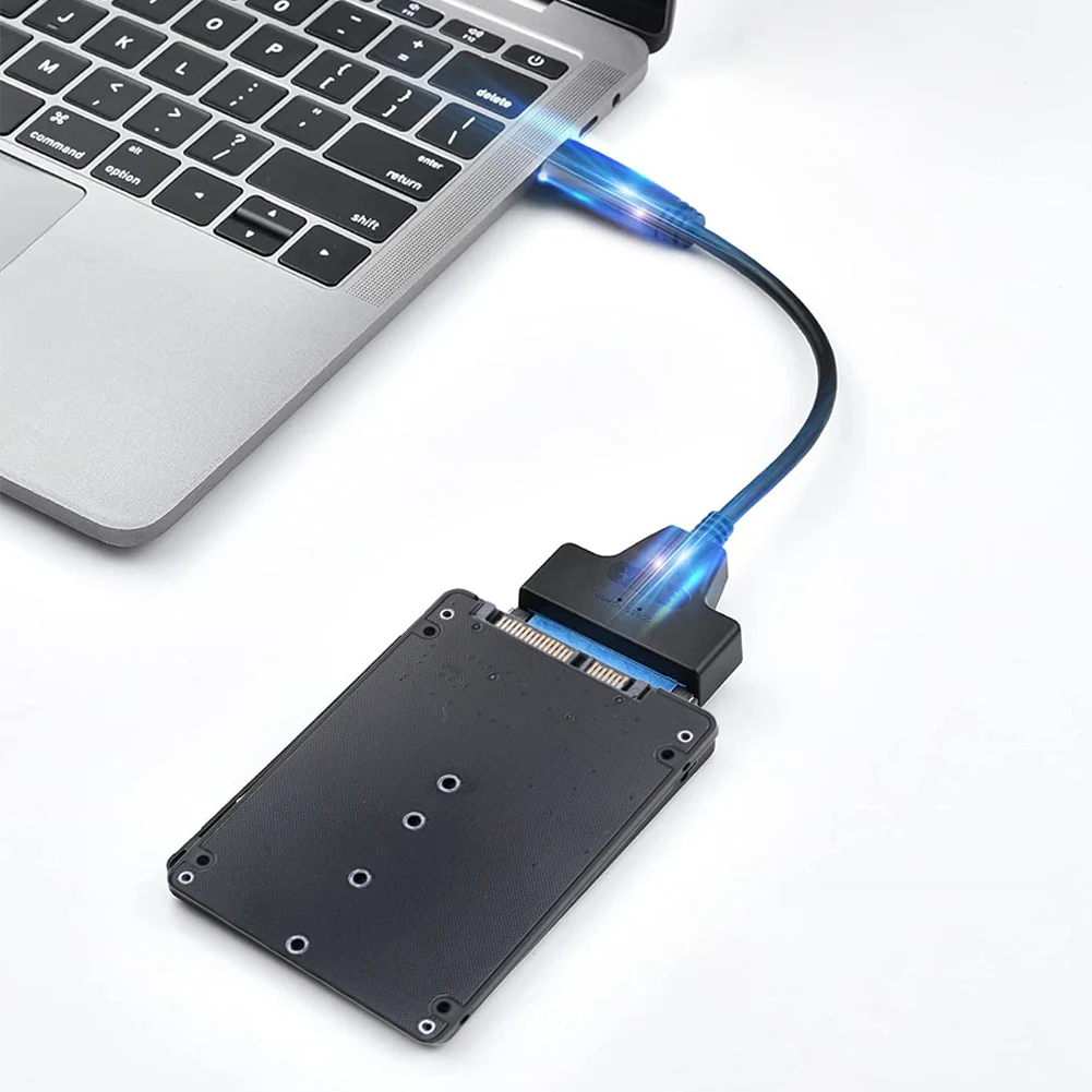 PC용 M.2 NGFF SSD-SATA3 외장 하드 드라이브 박스, M.2 SSD 어댑터 이중 사용, M.2 NGFF-SATA3.0 어댑터 카드, 6Gbps