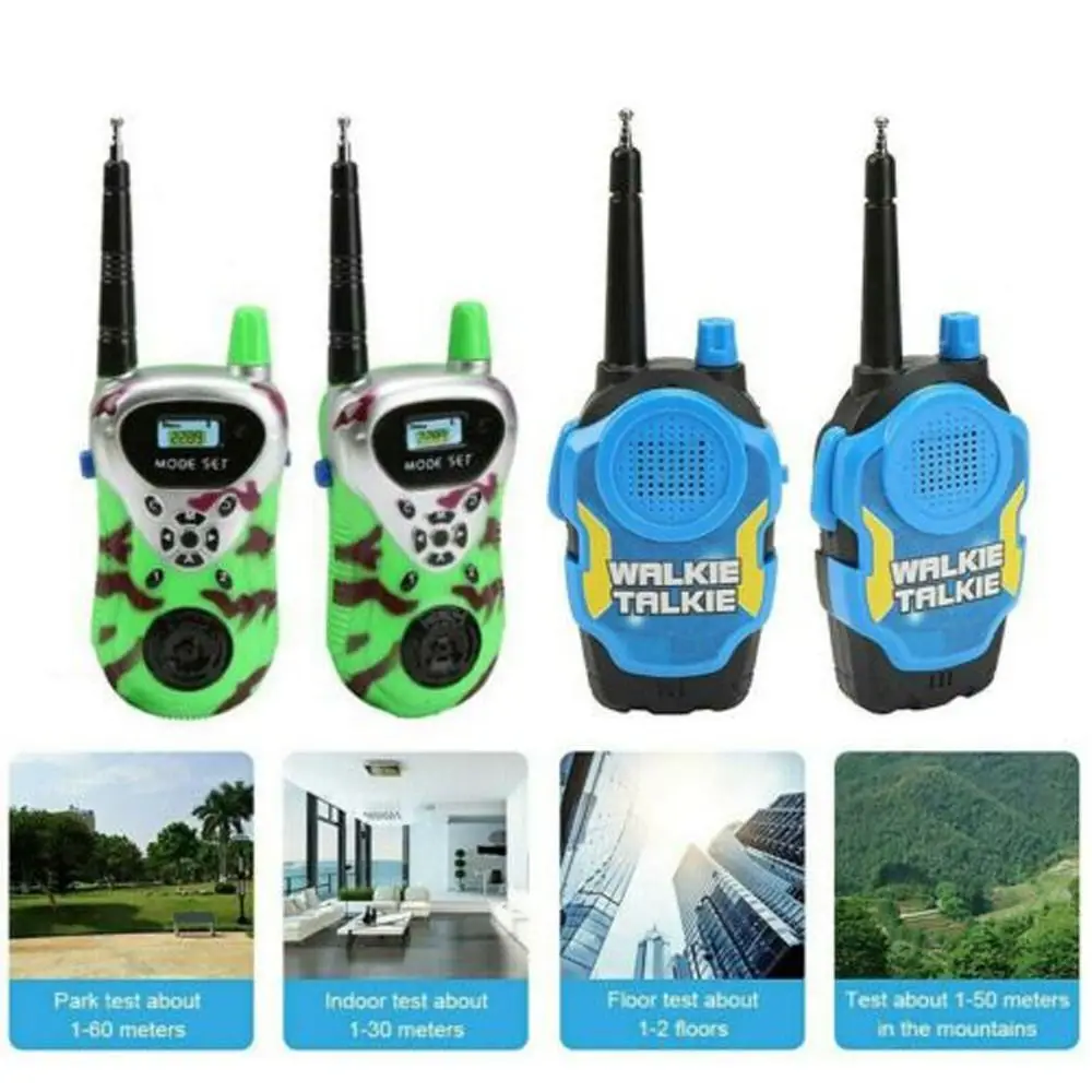 Funny Best Gift Educational Toy Outdoor Games Intercom Toy Kids Walkie Talkies Long Range Walky Talky 2
