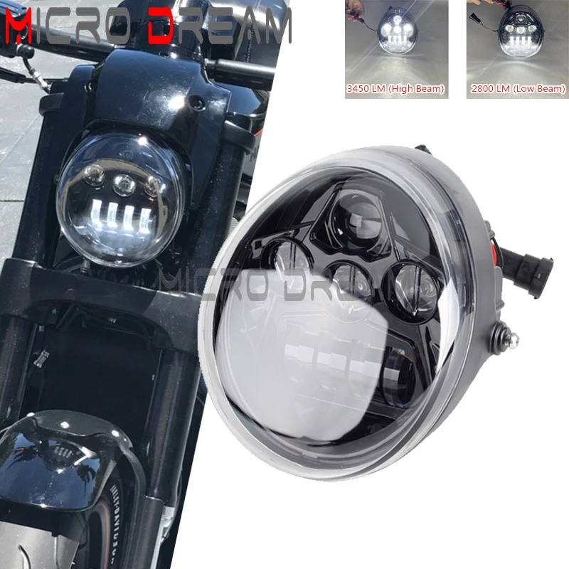 

Для Harley V Rod Street Rod VRXSE V-Rod Muscle 10-32V 60W светодиодный проекционные фары дальнего и ближнего света фары с ангельскими глазами