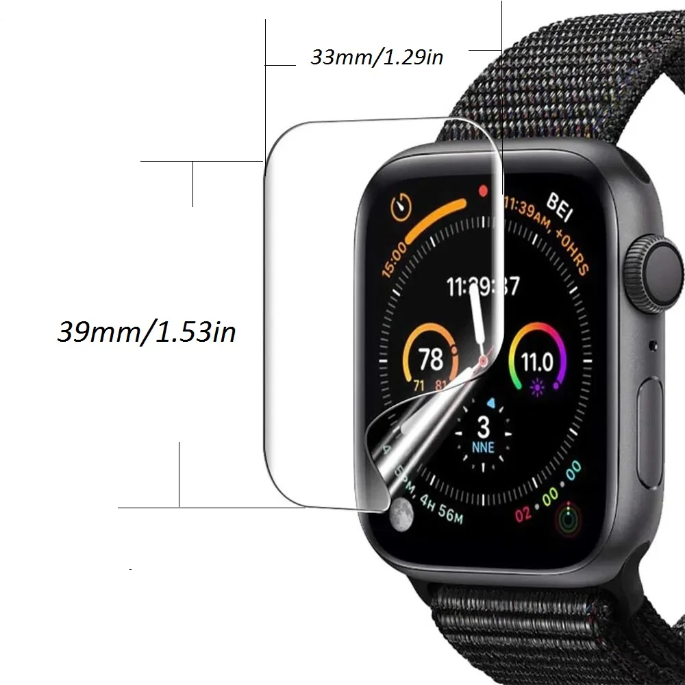 3 قطعة TPU ل iWatch حامي الشاشة آيفون 38 مللي متر...