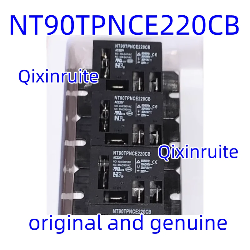 

Qixinruite Brand new NT90TPNCE220CB Air Conditioner Relay One set of conversion normally open 40A normally closed 30A coil AC220