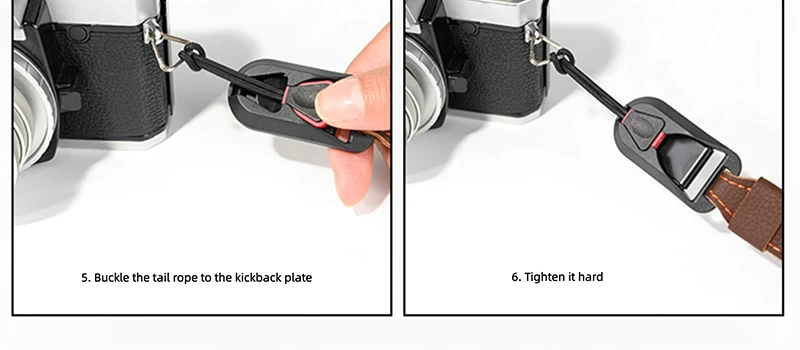 Leder Quick Release Kamera Neck Strap Gürtel Für Canon 5D MARK Nikon Sony Fujifilm Lumix Panasonic Olympus Leica SLR Zubehör – Detail 14