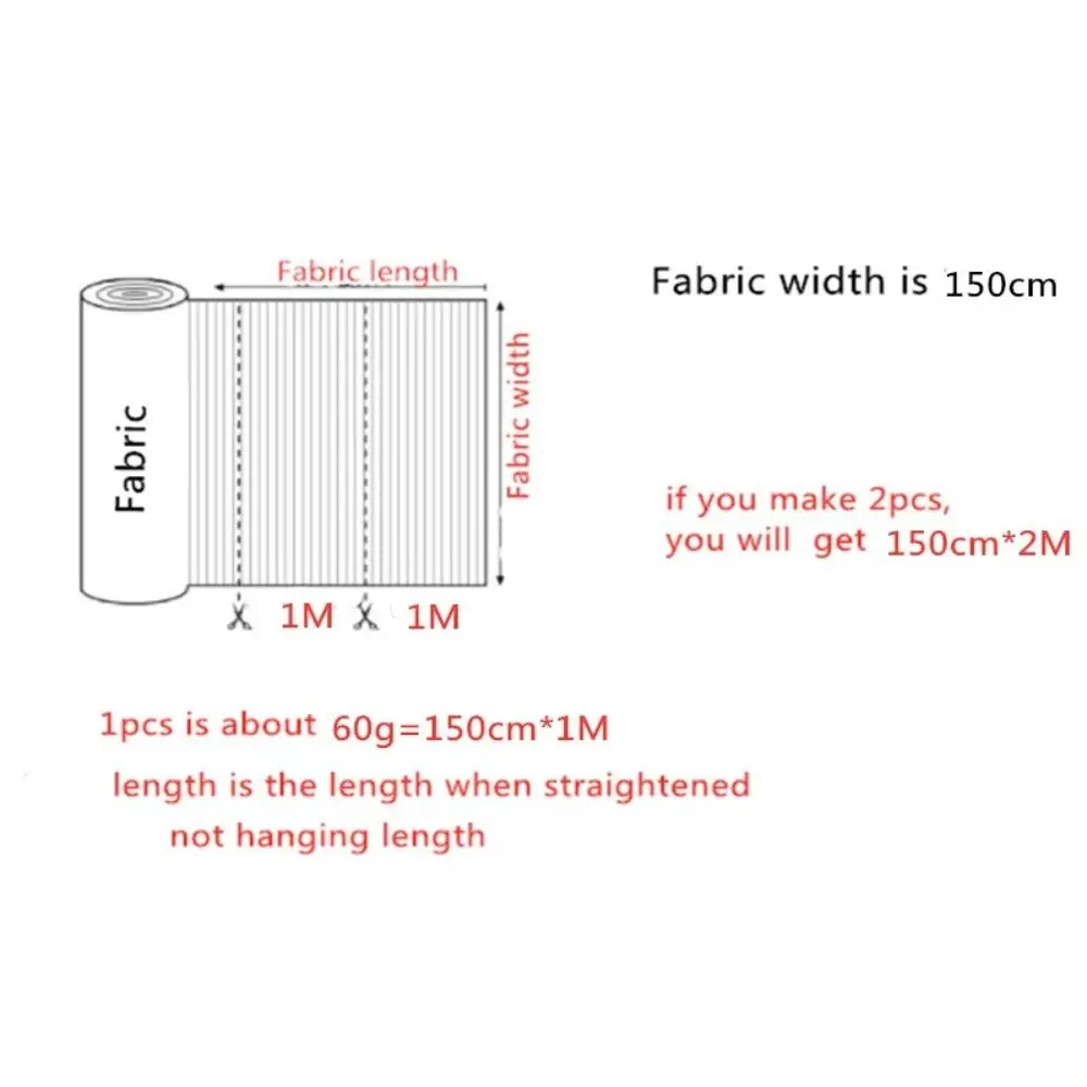 1 Yard Pleated Hard Mesh Fabric Crushed Fashion Stylist Cloth for Apparel Sewing By The Meter Diy Material