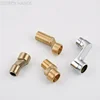 2Pcs Shower Faucet Curved Foot Adjustable Adapter Solid Brass Wall Mounted Replacement Angle Valve Kitchen Bathroom Accessories 3