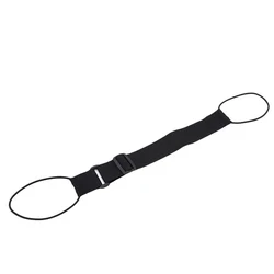 Adjustable Elastic Luggage Strap for Secure Suitcase and Baggage Carrying (Black)