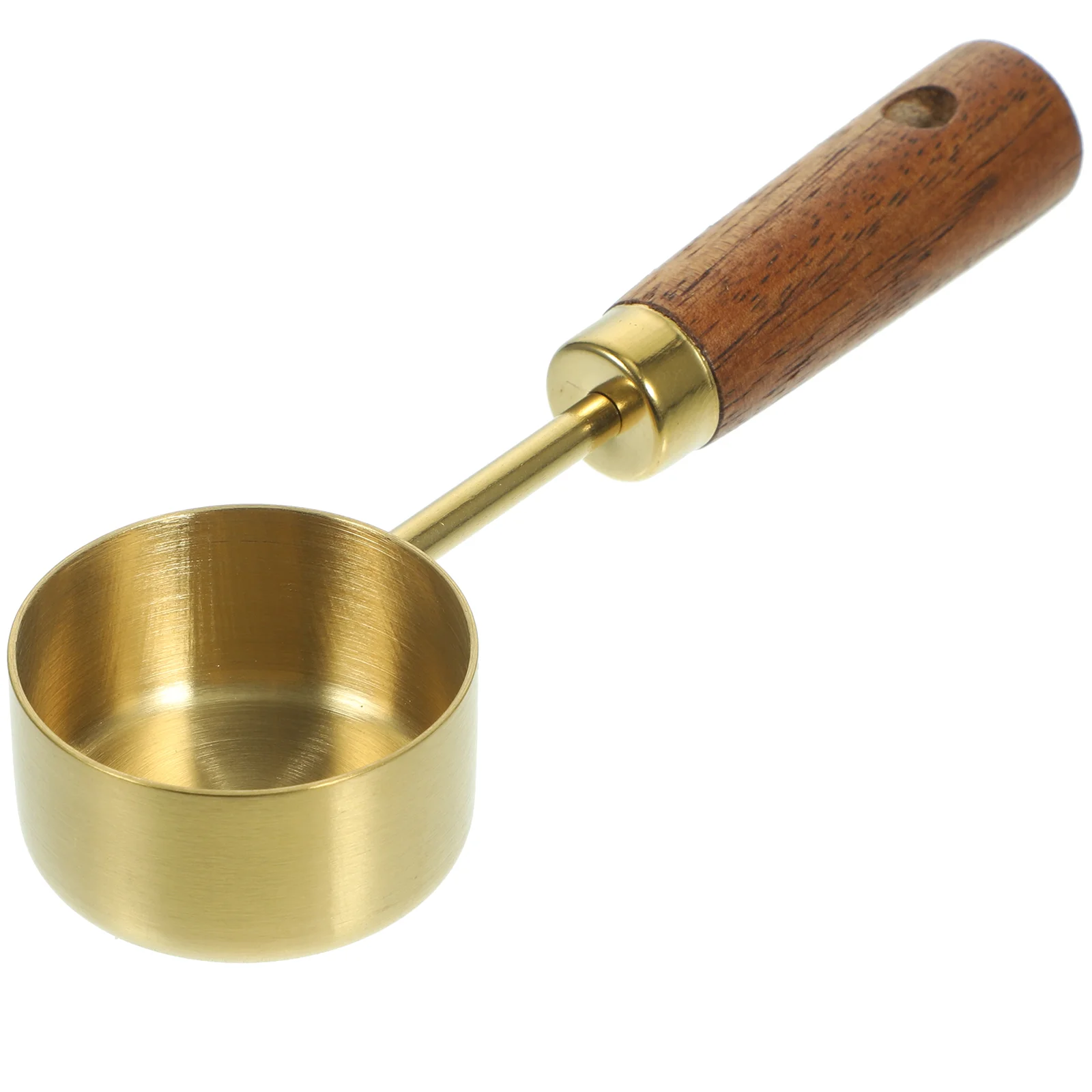 

Coffee Spoon Wood Handle Stainless Steel Spoon Milk Powder Spoon Measuring Spoon