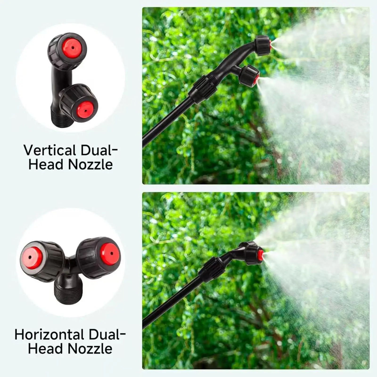 Extension Spray Wand Assembly Portable Versatile Handheld Spray Equipment for Outdoor Farm Gardening Watering Fruit Tree