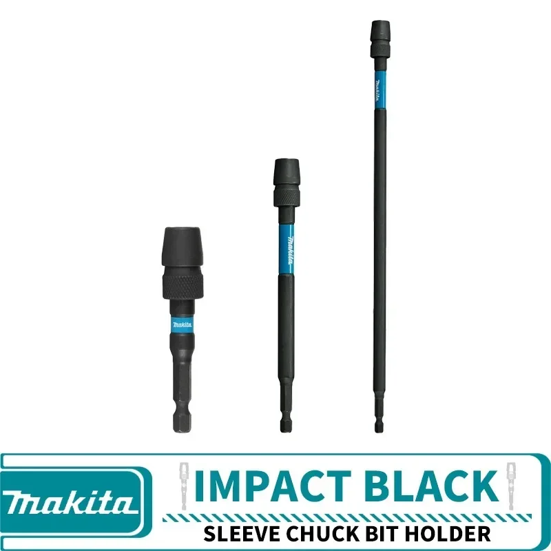 Makita E-24125 E-24131 E-24147 Impact Black Sleeve Chuck Bit Holder อุปกรณ์เครื่องมือไฟฟ้า 1