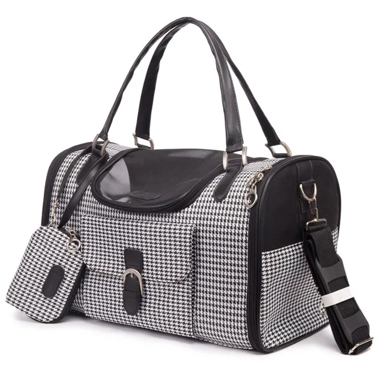 Portable Outdoor Pet Cat Dog Carrier Bag with Purse Leather Travel Small Dog Chihuahua Teddy Carrying Bag Handbag pet carrier bag pet carrying bag