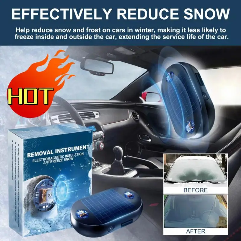 Car Winter Antifreeze Electromagnetic Molecular Windshield Microwave Deicing Anti-Ice Instrument Window Glass Snow Removal windshield deicing instrument windshield defroster car deicer ice deicing tool