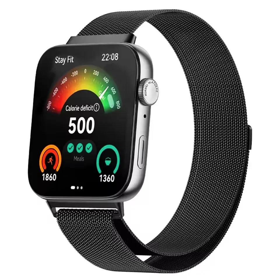 Luxury Diamond Case Metal Milanese Magnetic Loop Strap