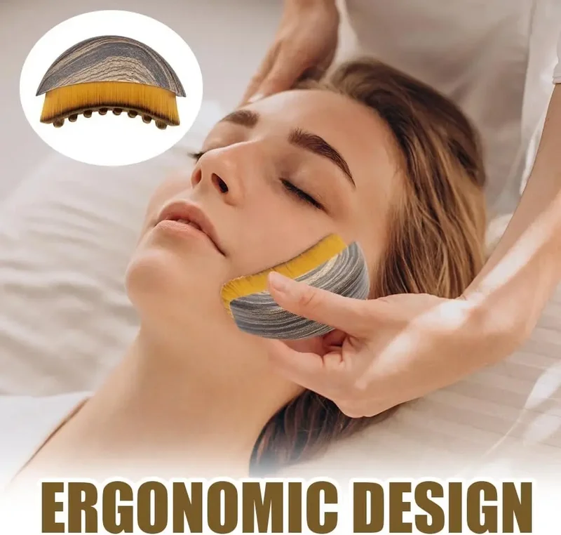 Lymphatic Contour Face Brush,Chin &Jawline Sculpting,Drainage Massager for...