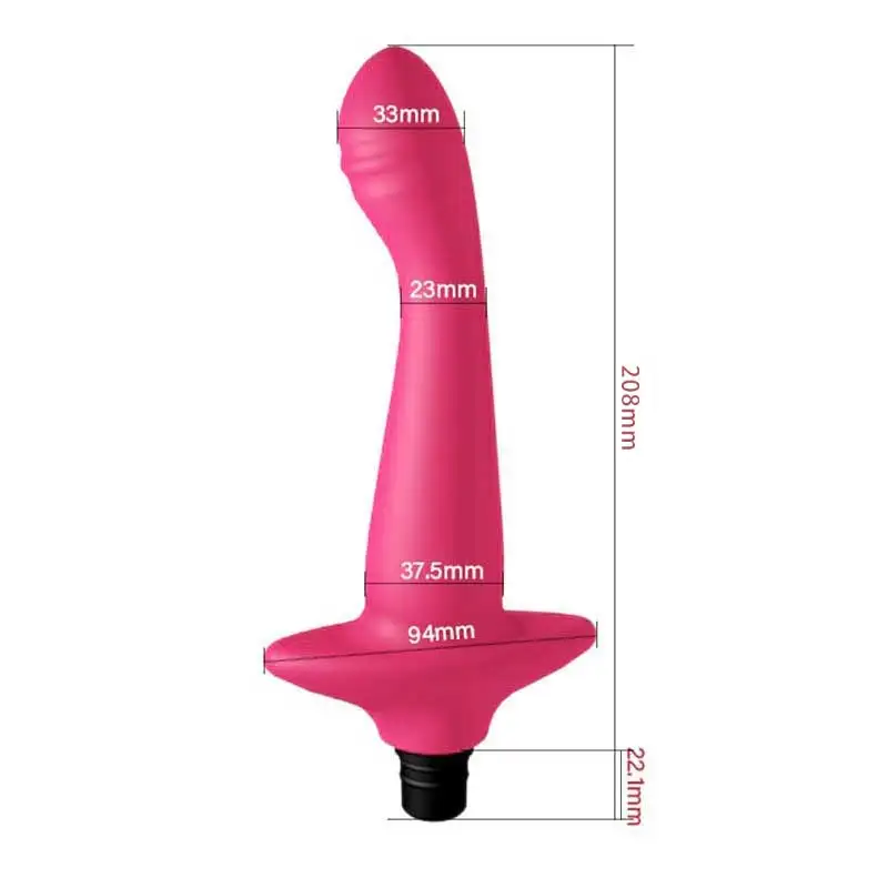 1 Pc G-spot Silicone Fascia Gun Massage Head With 3 Sizes Of Connectors 12-13mm/15-16mm/18-19mm Fascia Gun Massage dildo sex toys fascia gun massage head