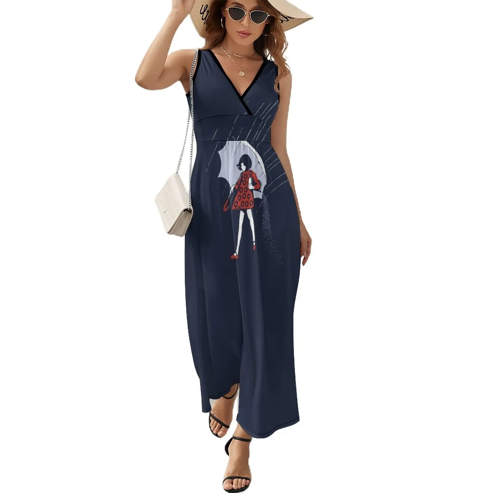 

PETRICHOR - Phish Sleeveless Dress luxury woman evening dress beach dresses
