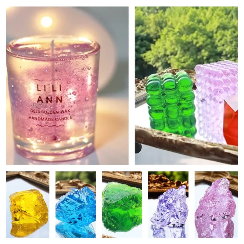 DIY Candle Wax Jelly Wax Transparent Wax Crystal Wax - China Jelly