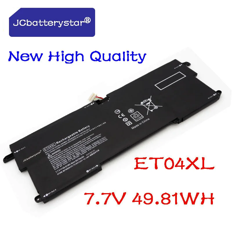 

JC New High Quality Laptop Batteries for HSTNN-IB7U 915030-171 EliteBook x360 1020 G2,ET04XL 915191-855 915030-1C1 7.7V 49.81Wh