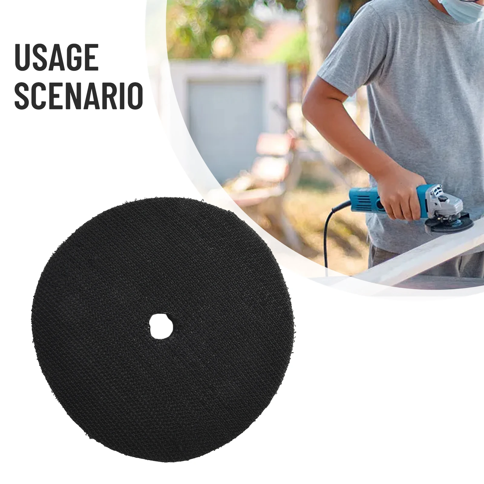 

Rubber Backing Pad Thread Polishing Grinding Disc Holder For Angle Grinder Grinding Special-shaped Polishing Disc Backing Pad