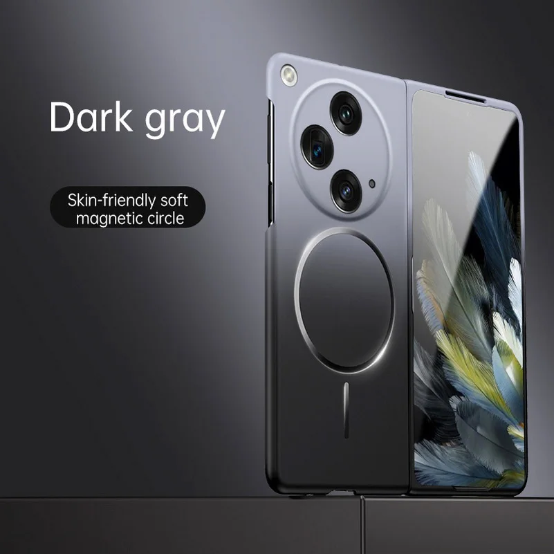 Delicate and Skin-friendly Gradient Strong Magnetic Phone Case with Camera Protection